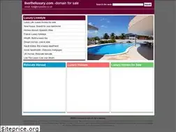 Sites similar to livetheluxury.com