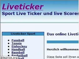 Sites similar to liveticker.biz