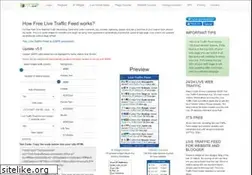 Sites similar to livetrafficfeed.com