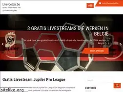 Sites similar to livevoetbal.be