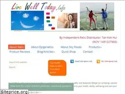 Sites similar to livewelltoday.info
