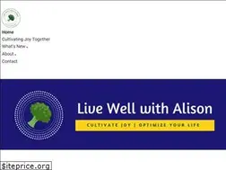 Sites similar to livewellwithalison.com