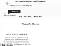 Sites similar to livewisenaturals.com