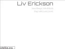 Sites similar to livierickson.com
