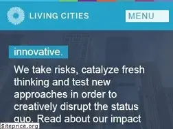 Sites similar to livingcities.org