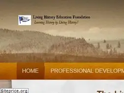 Sites similar to livinghistoryed.org