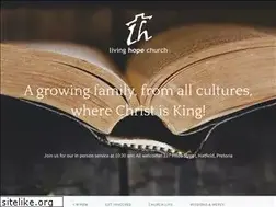 Sites similar to livinghopechurch.co.za