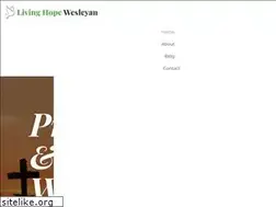 Sites similar to livinghopewesleyan.org