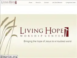 Sites similar to livinghopeworshipcenter.org