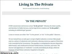 Sites similar to livingintheprivate.blogspot.com