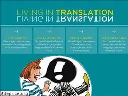 Sites similar to livingintranslation.be