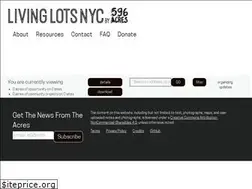 Sites similar to livinglotsnyc.org