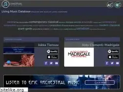 Sites similar to livingmusicdatabase.com