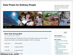 Sites similar to livingonsolarpower.wordpress.com