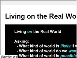 Sites similar to livingontherealworld.org