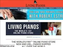 Sites similar to livingpianos.com