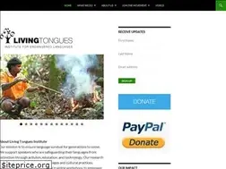 Sites similar to livingtongues.org