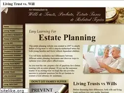 Sites similar to livingtrustvswill.com