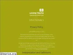 Sites similar to livingtruth.barefootinteractive.ca