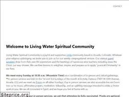 Sites similar to livingwaterunity.org