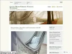 Sites similar to livingwithchronicfatiguesyndrome.wordpress.com