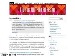 Sites similar to livingwithinreason.com