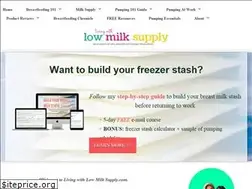 Sites similar to livingwithlowmilksupply.com