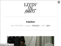 Sites similar to livininparis.com