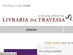 Sites similar to livrariadatravessa.com.br