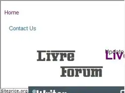 Sites similar to livre-forum.com