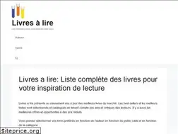 Sites similar to livres-a-lire.com