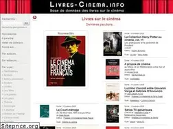 Sites similar to livres-cinema.info