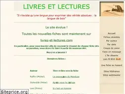 Sites similar to livres-et-lectures.net