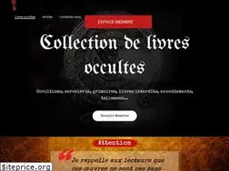 Sites similar to livres-occultes.com