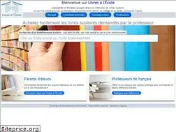 Sites similar to livresalecole.fr
