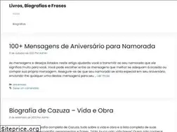 Sites similar to livrosbiografiasefrases.com.br