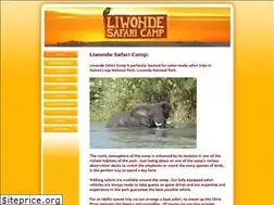 Sites similar to liwondesafaricamp.com