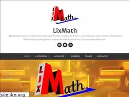 Sites similar to lixmath.wordpress.com