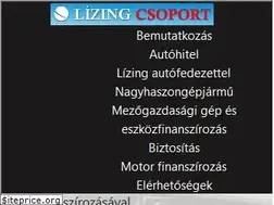 Sites similar to lizingcsoport.hu