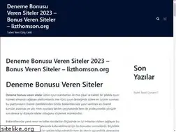Sites similar to lizthomson.org