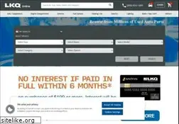 Sites similar to lkqonline.com