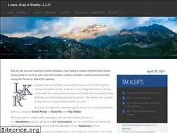 Sites similar to lkrcpa.com