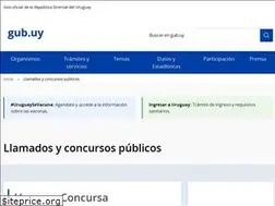 Sites similar to llamadosyconcursos.gub.uy