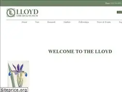 Sites similar to lloydlibrary.org