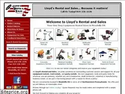 Sites similar to lloydsrental.com