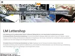 Sites similar to lm-lettershop.de