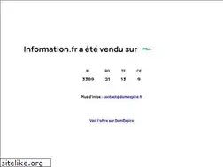 Sites similar to lnformation.fr