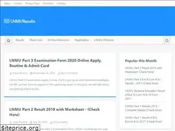 Sites similar to lnmuresults.com