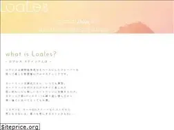 Sites similar to loales.jp