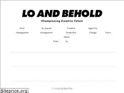 Sites similar to loandbeholdproductions.com